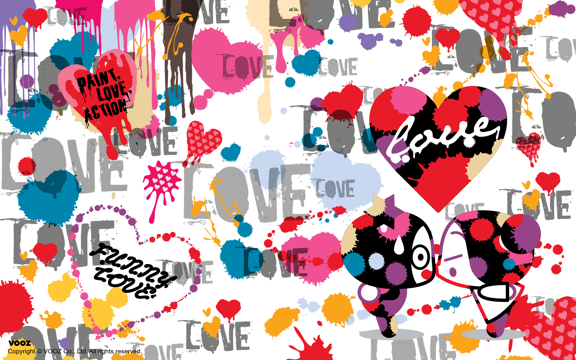 Painted love Pucca